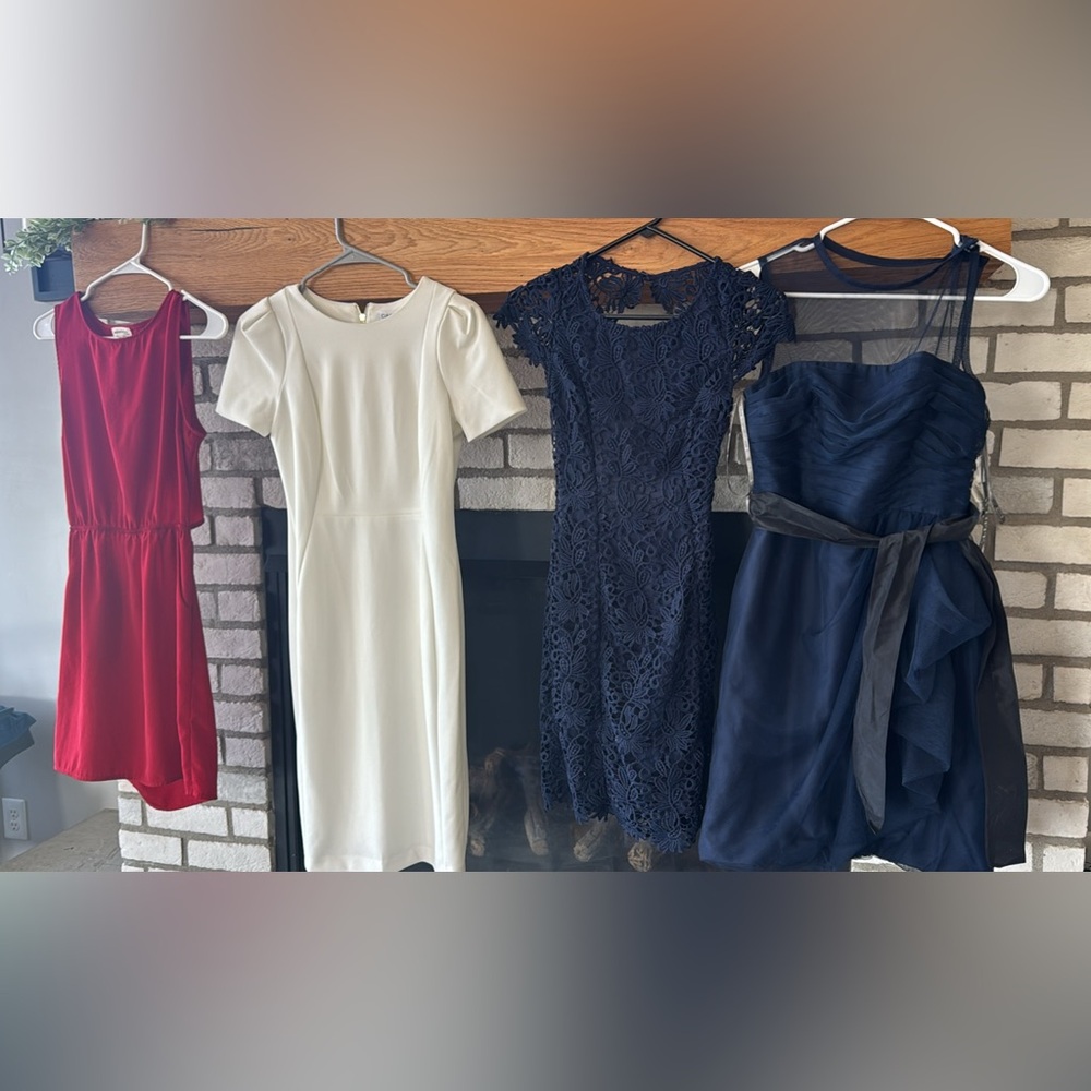 Lot of 4 cocktail dresses